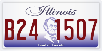 IL license plate B241507