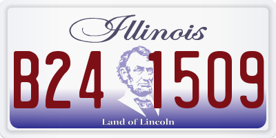 IL license plate B241509