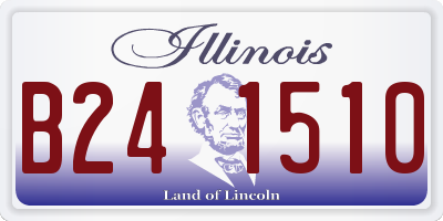 IL license plate B241510