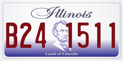 IL license plate B241511