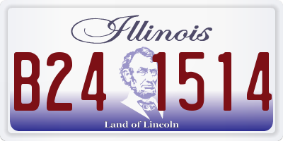 IL license plate B241514