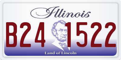 IL license plate B241522