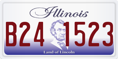 IL license plate B241523