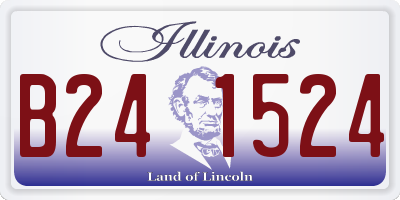 IL license plate B241524
