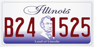 IL license plate B241525