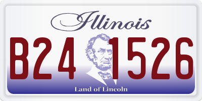 IL license plate B241526