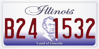 IL license plate B241532
