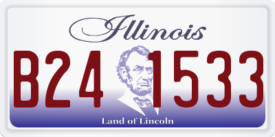 IL license plate B241533