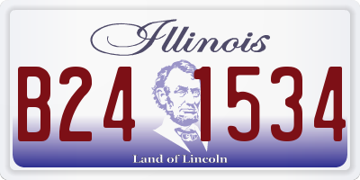 IL license plate B241534