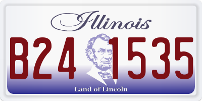 IL license plate B241535