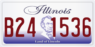IL license plate B241536