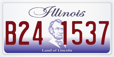 IL license plate B241537
