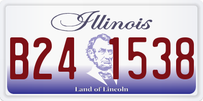 IL license plate B241538