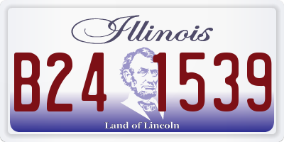 IL license plate B241539
