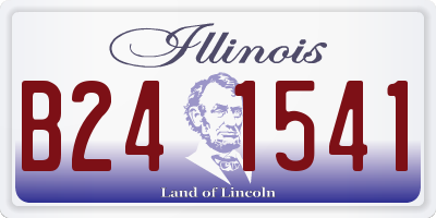 IL license plate B241541