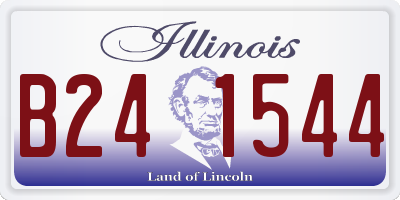 IL license plate B241544