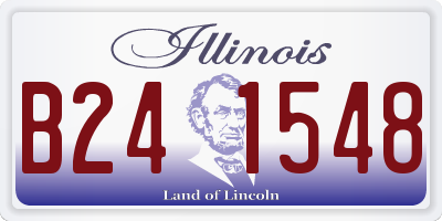 IL license plate B241548