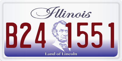 IL license plate B241551