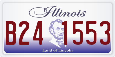 IL license plate B241553