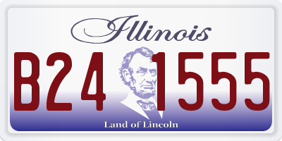 IL license plate B241555