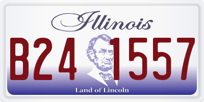 IL license plate B241557