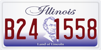 IL license plate B241558