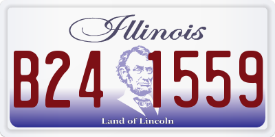 IL license plate B241559
