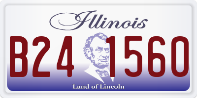 IL license plate B241560