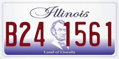 IL license plate B241561