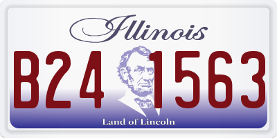 IL license plate B241563