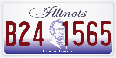 IL license plate B241565