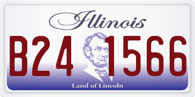 IL license plate B241566