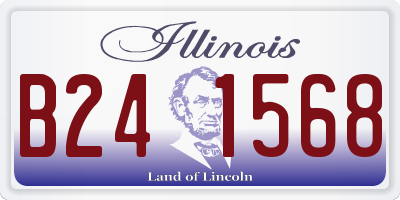 IL license plate B241568