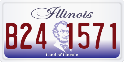 IL license plate B241571
