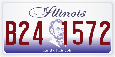 IL license plate B241572