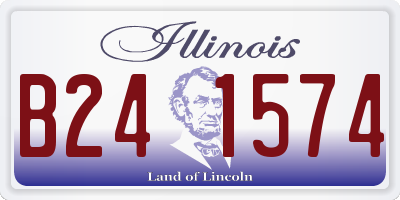 IL license plate B241574