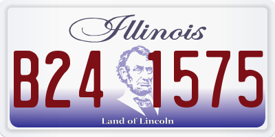 IL license plate B241575