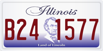 IL license plate B241577