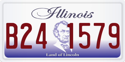 IL license plate B241579