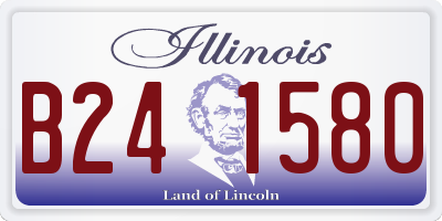IL license plate B241580