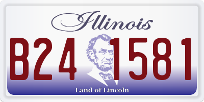 IL license plate B241581