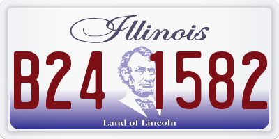 IL license plate B241582