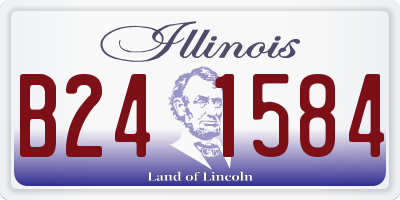 IL license plate B241584