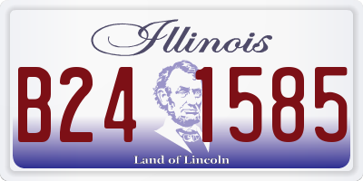 IL license plate B241585