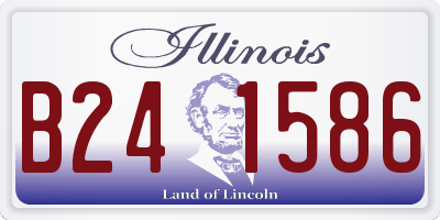IL license plate B241586