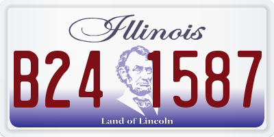 IL license plate B241587