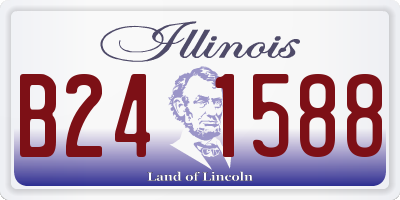 IL license plate B241588
