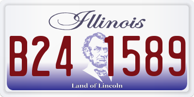 IL license plate B241589