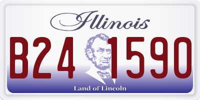 IL license plate B241590