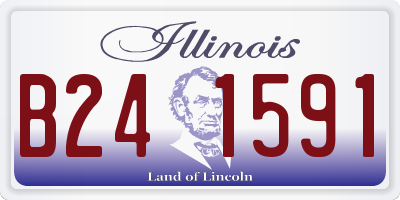 IL license plate B241591